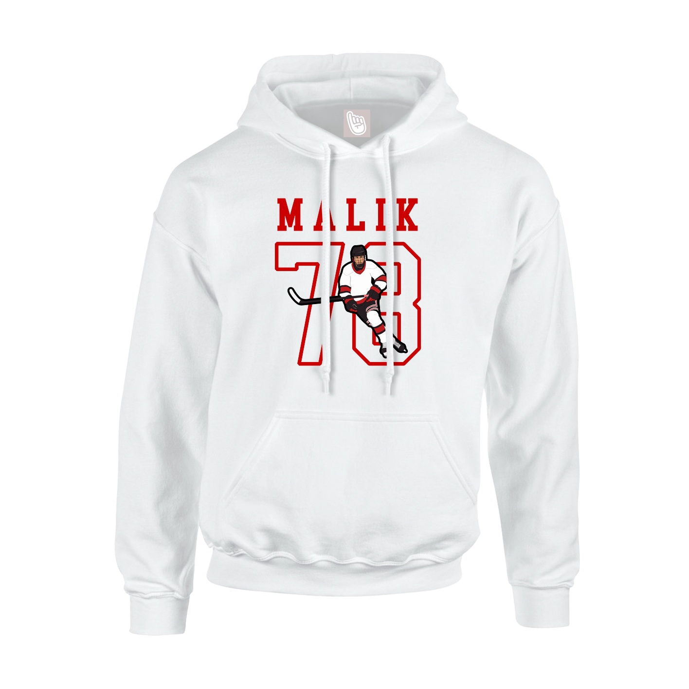 Youth Hoodie — Shirsey in White