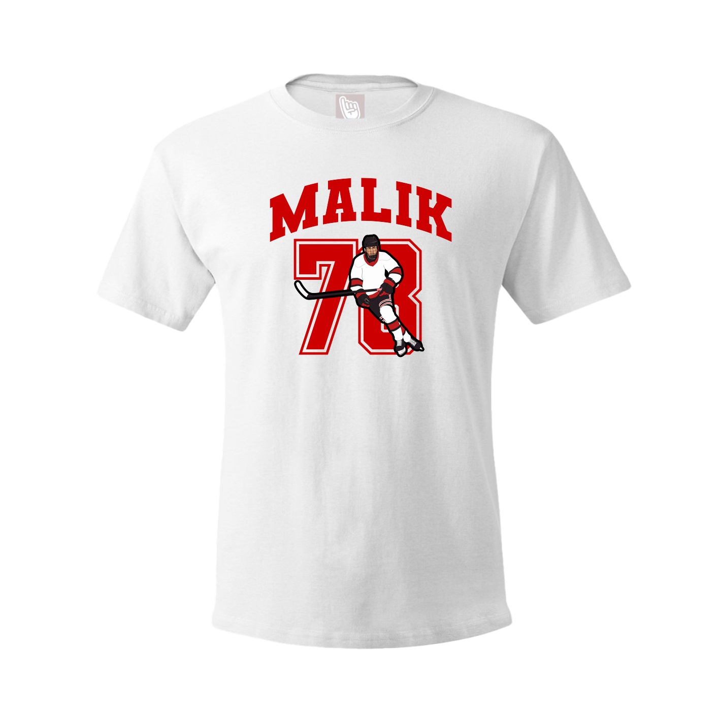 Tee — Number in White