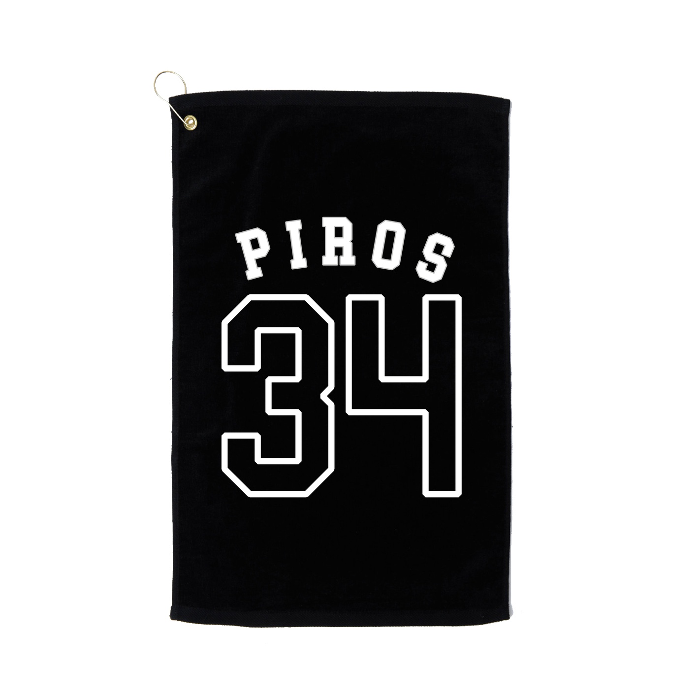 Golf Towel — Shirsey Arch in Black