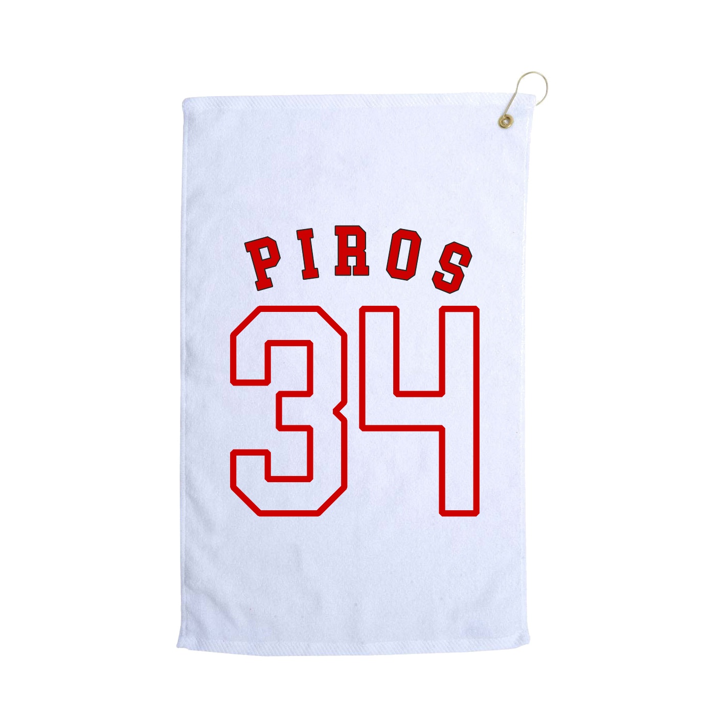 Golf Towel — Shirsey Arch in White