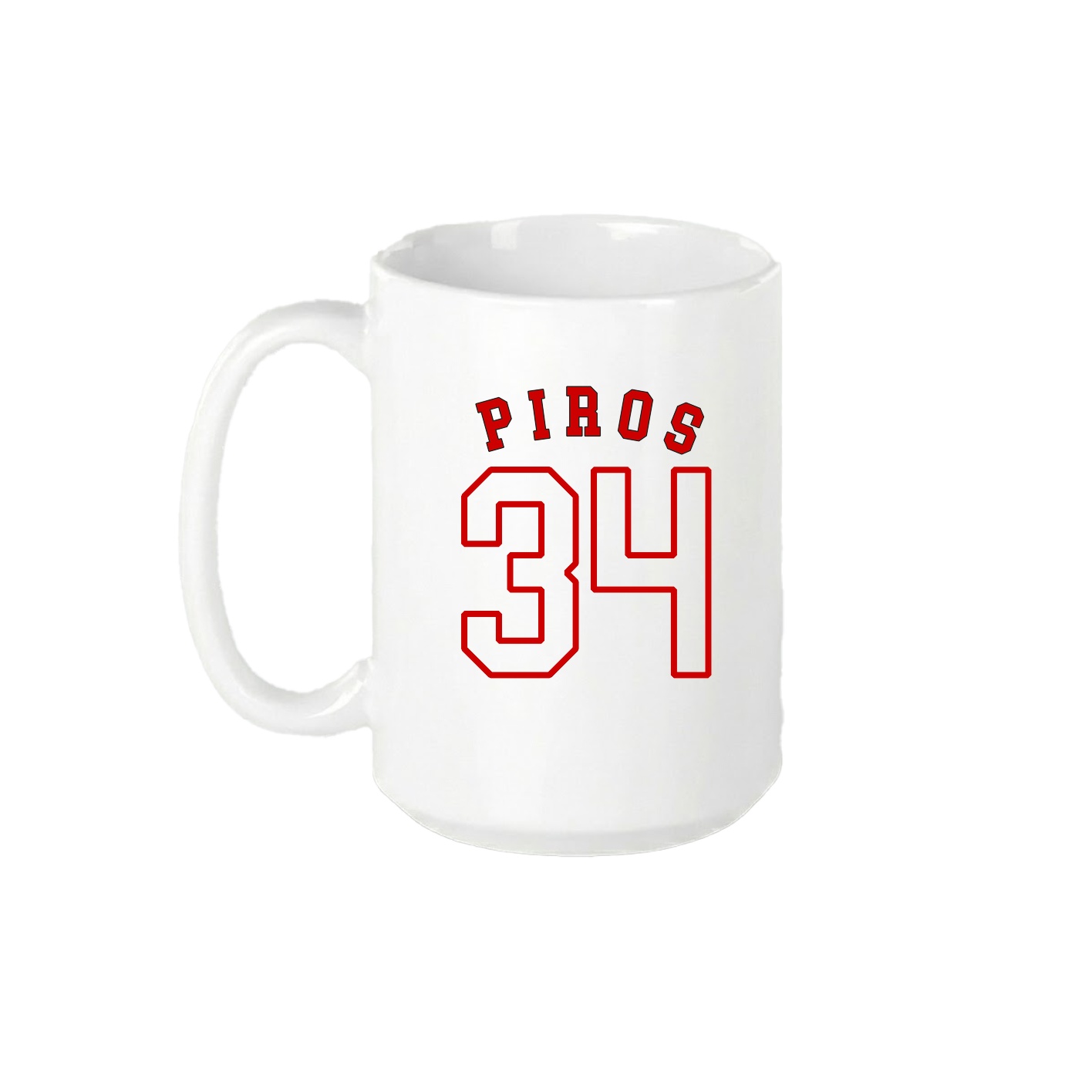 15oz Coffee Mug — Shirsey Arch in White