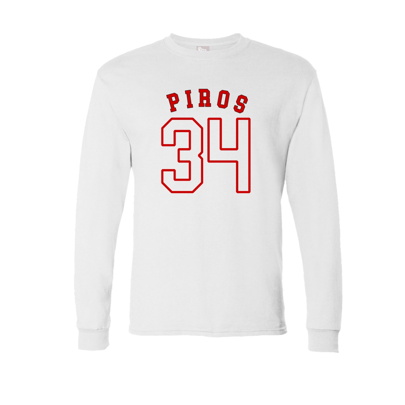 Long Sleeve Tee — Shirsey Arch in White