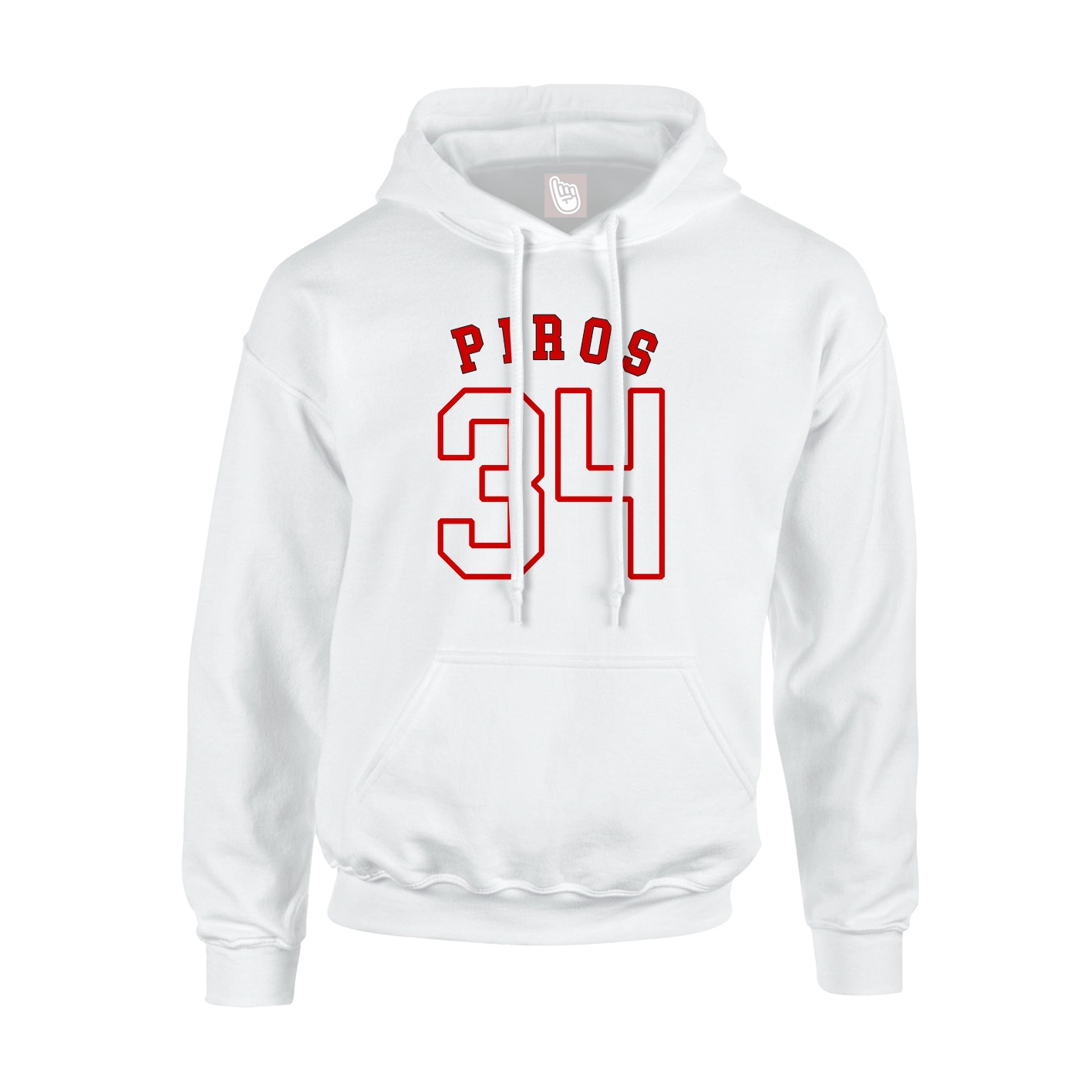 Hoodie — Shirsey Arch in White