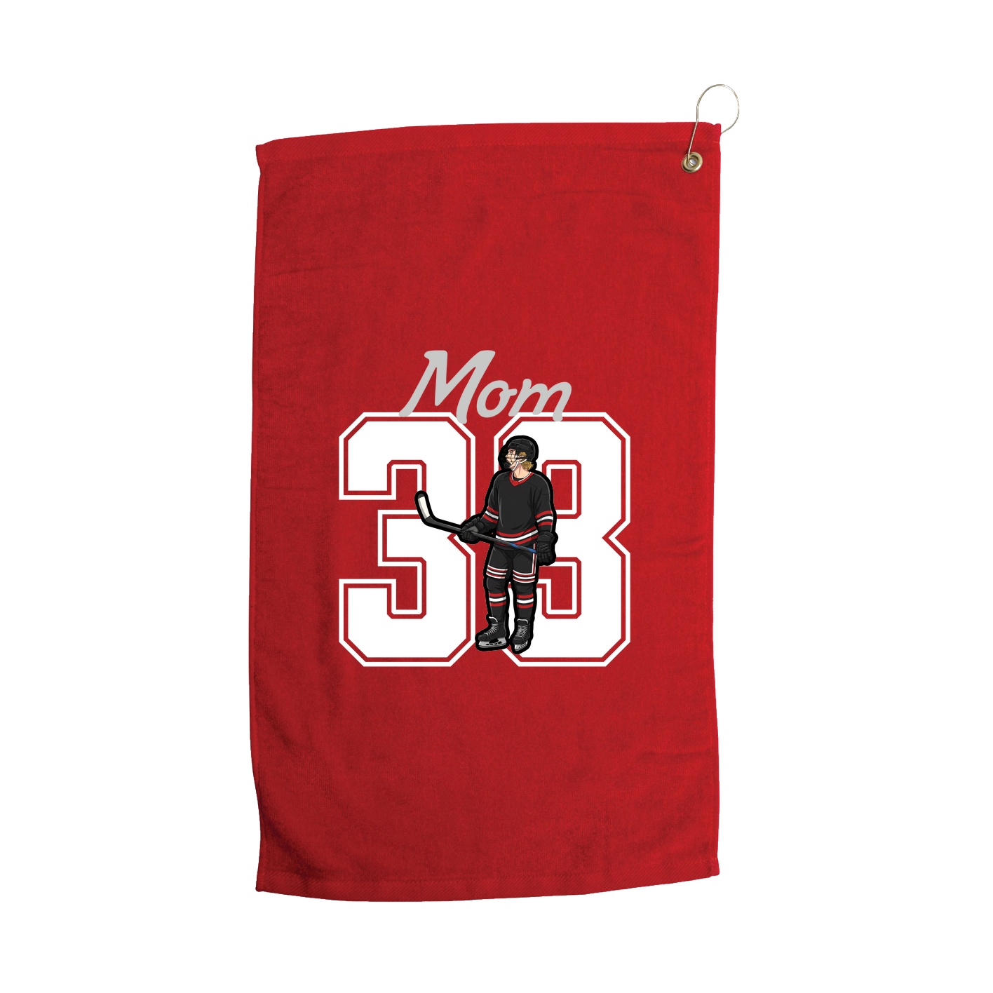 Golf Towel — Mothers Day Shirsey in Red