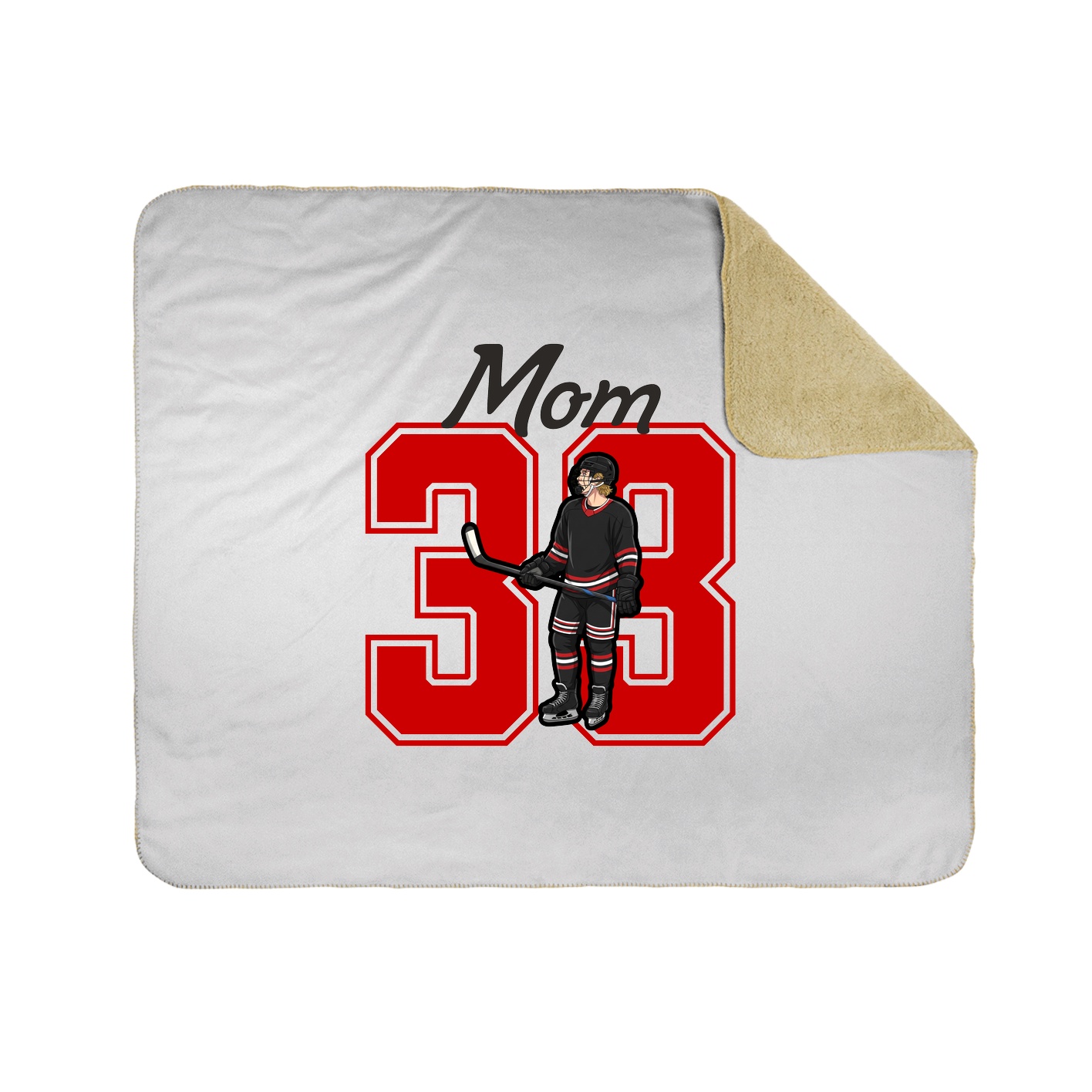 Throw Blanket — Mothers Day Shirsey in White