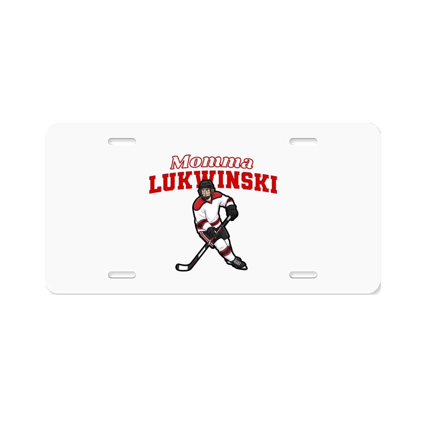 License Plate — Mothers Day Block in Classic