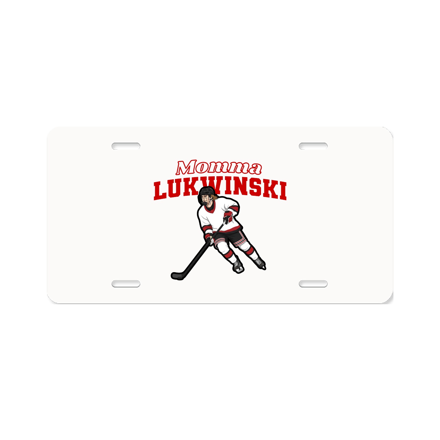 License Plate — Mothers Day Block in Classic