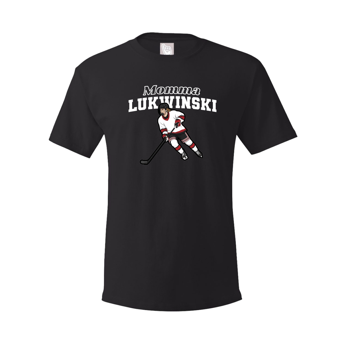 Youth Tee — Mothers Day Block in Black