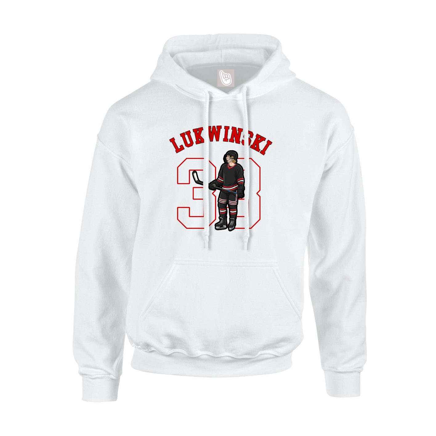 Hoodie — Shirsey Arch in White