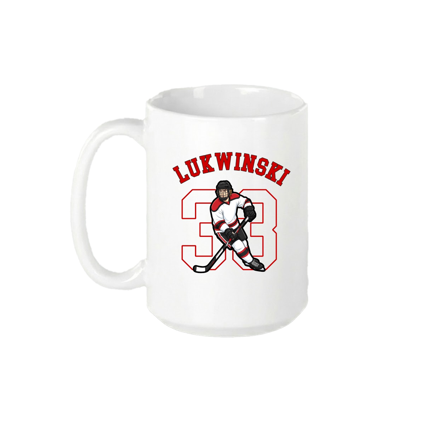 15oz Coffee Mug — Shirsey Arch in White