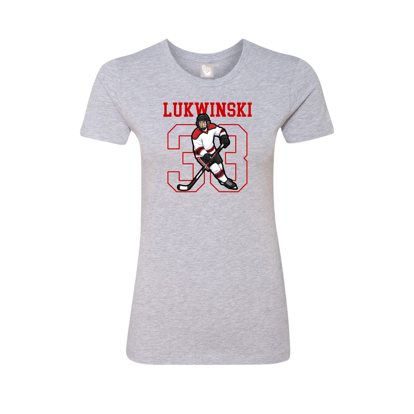 Fitted Women's Tee — Shirsey in Grey