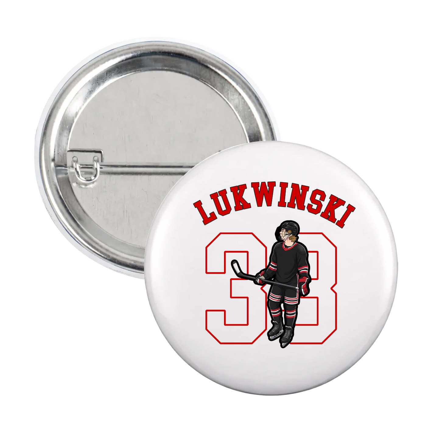 Game Day Button — Shirsey Arch in White
