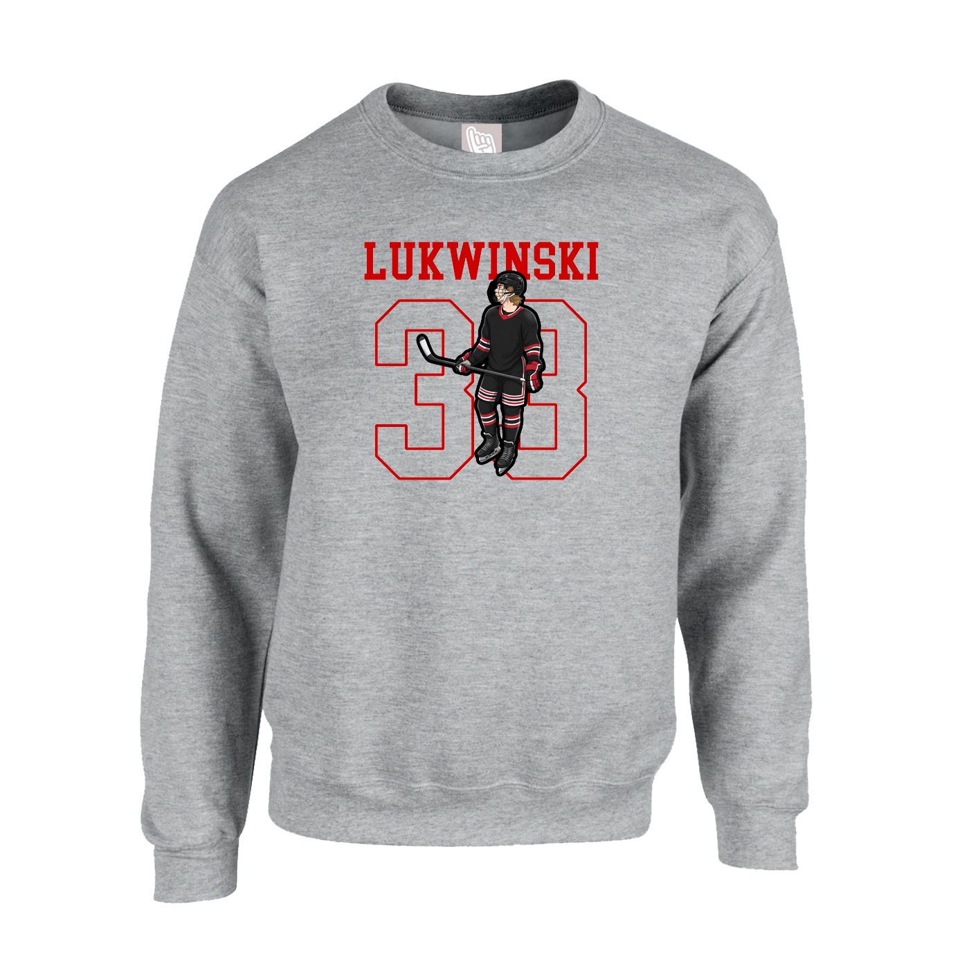Fleece Crew — Shirsey in Grey