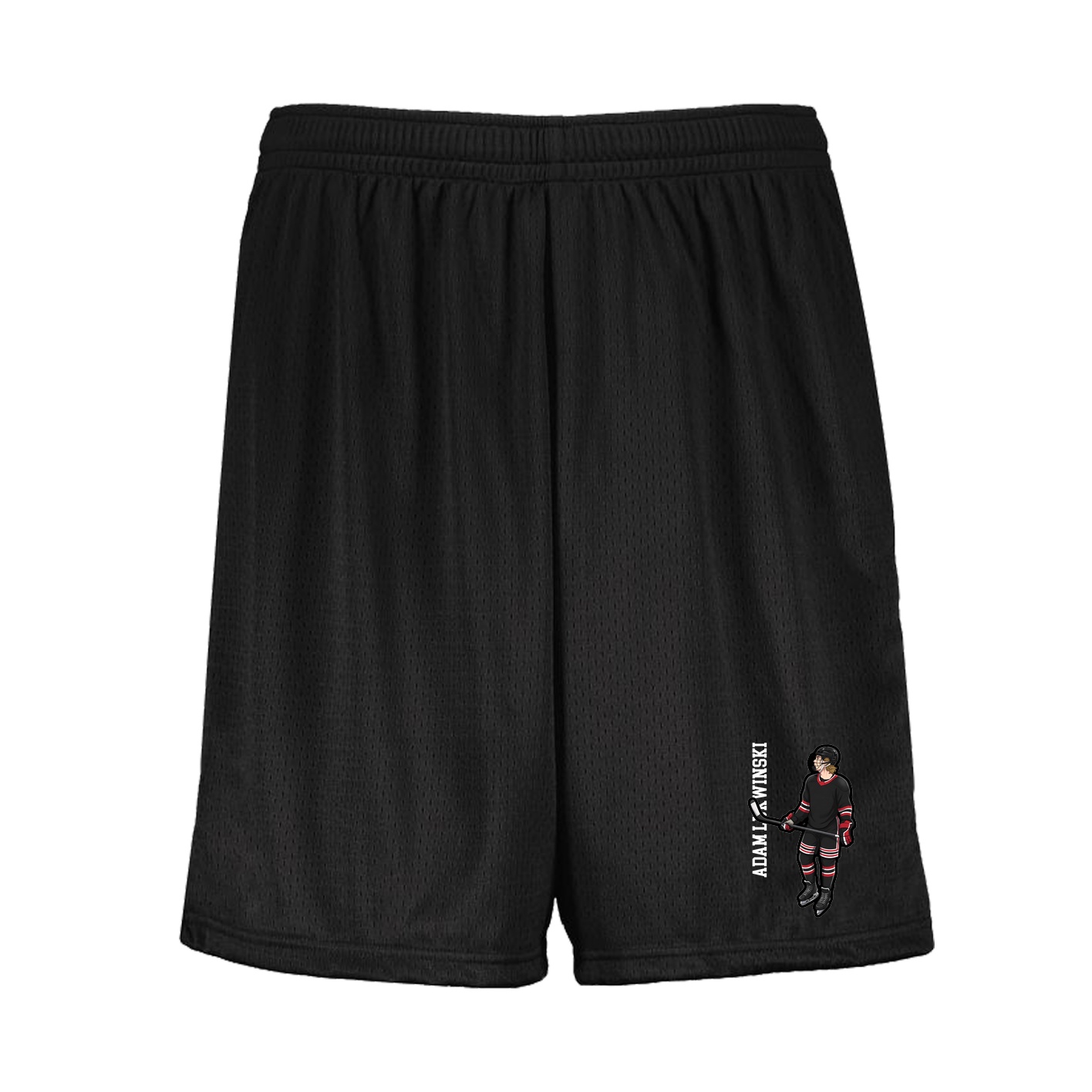 Shorts — Name Vertical in Black