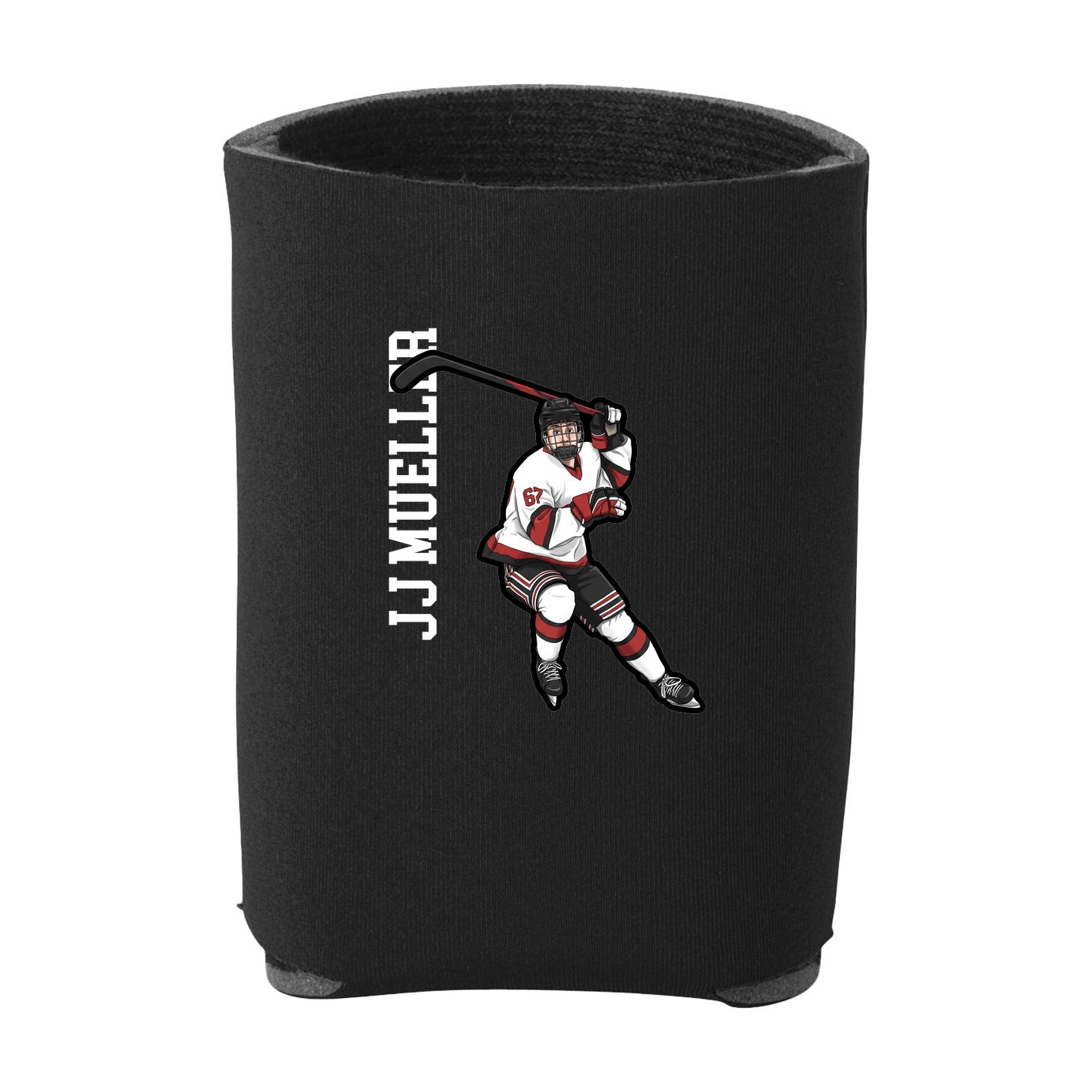 Can Holder — Name Vertical in Black