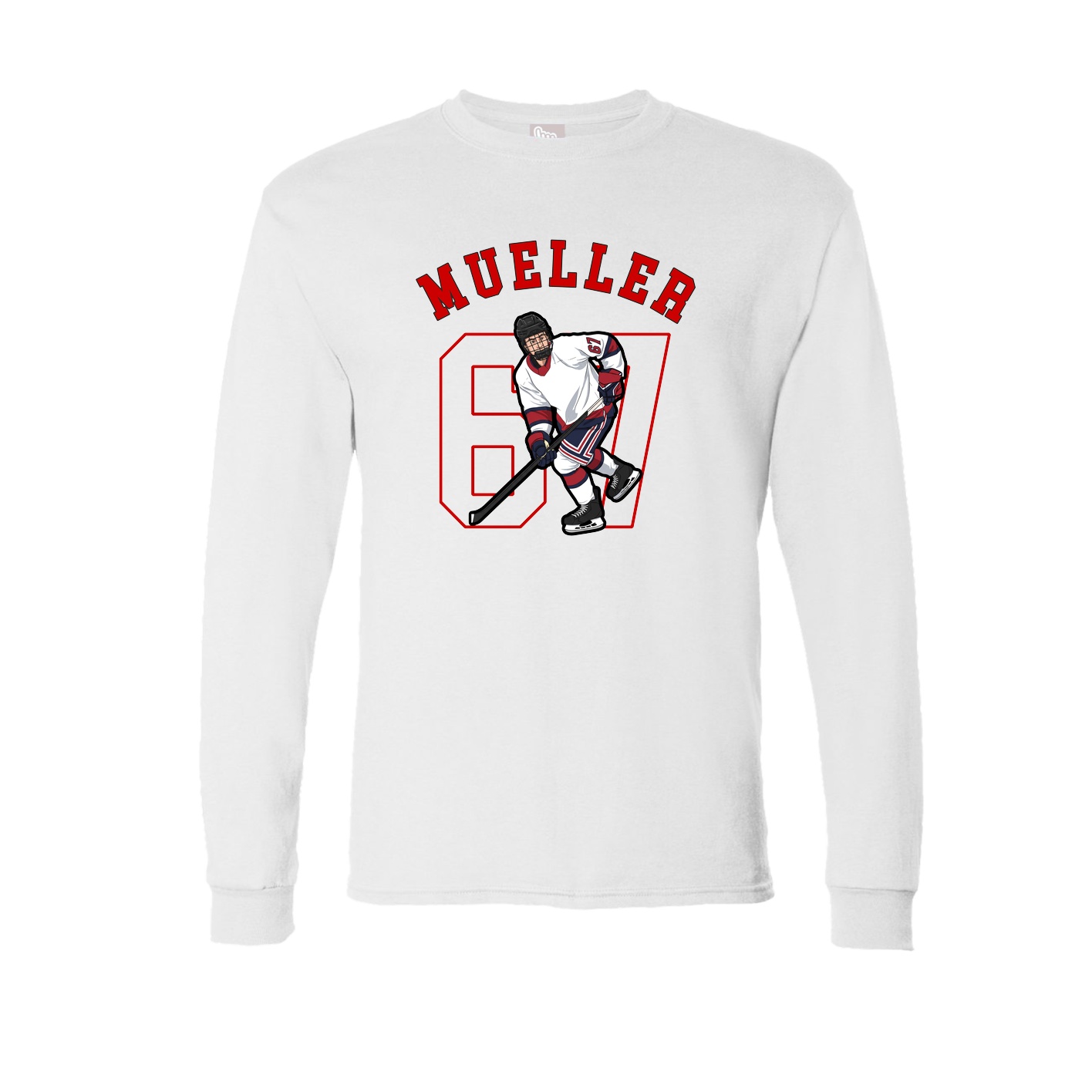 Long Sleeve Tee — Shirsey Arch in White