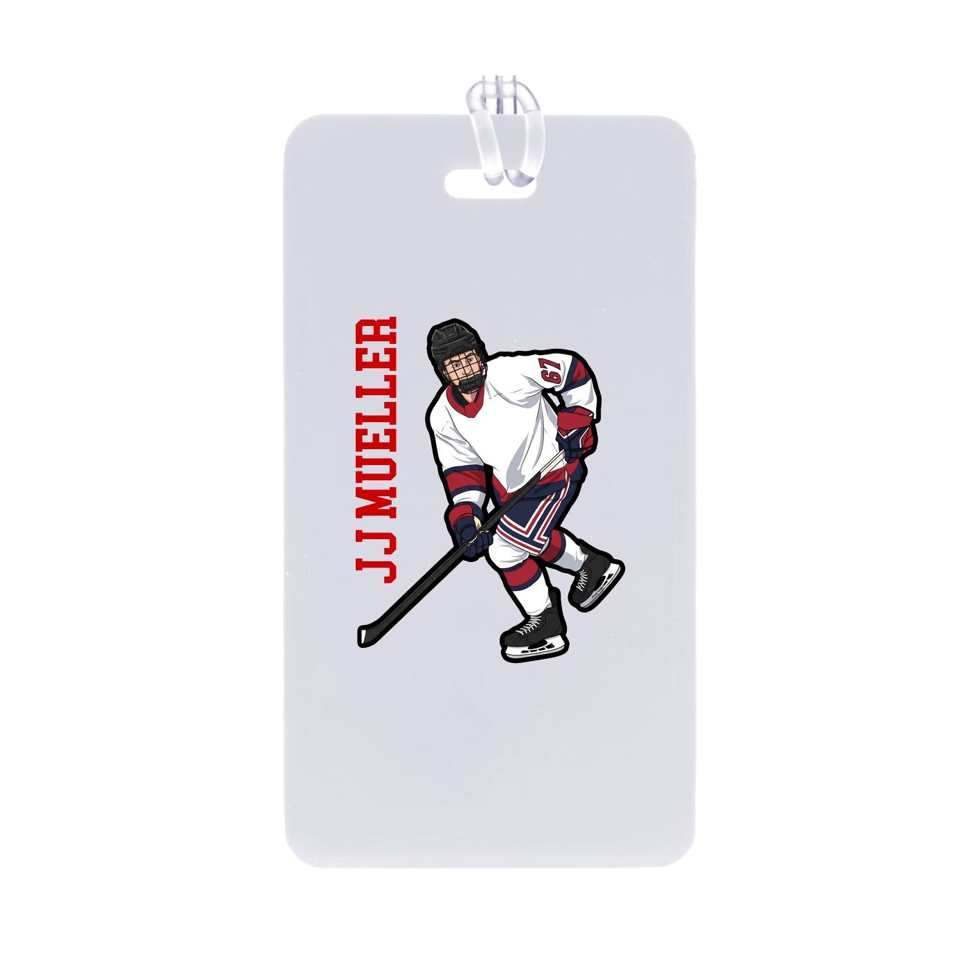 Bag Tag — Name Vertical in Classic