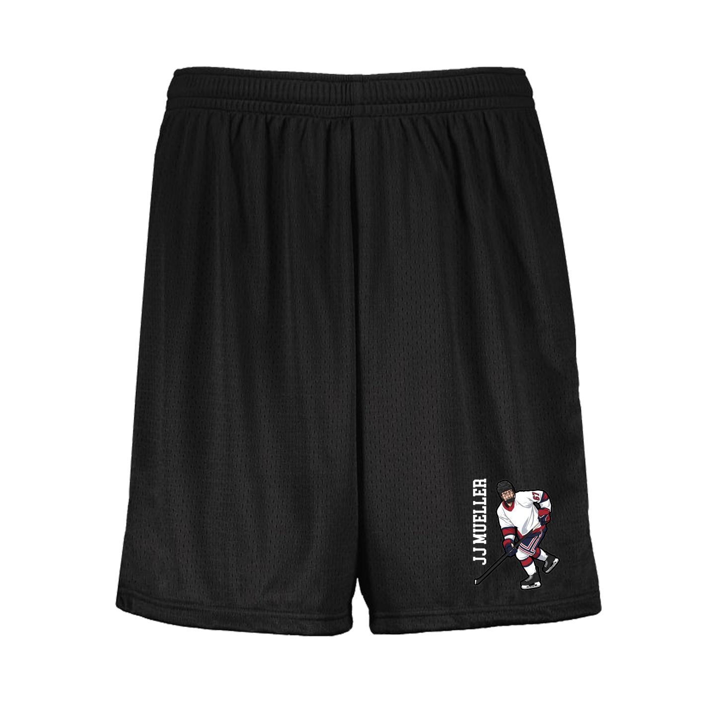 Shorts — Name Vertical in Black
