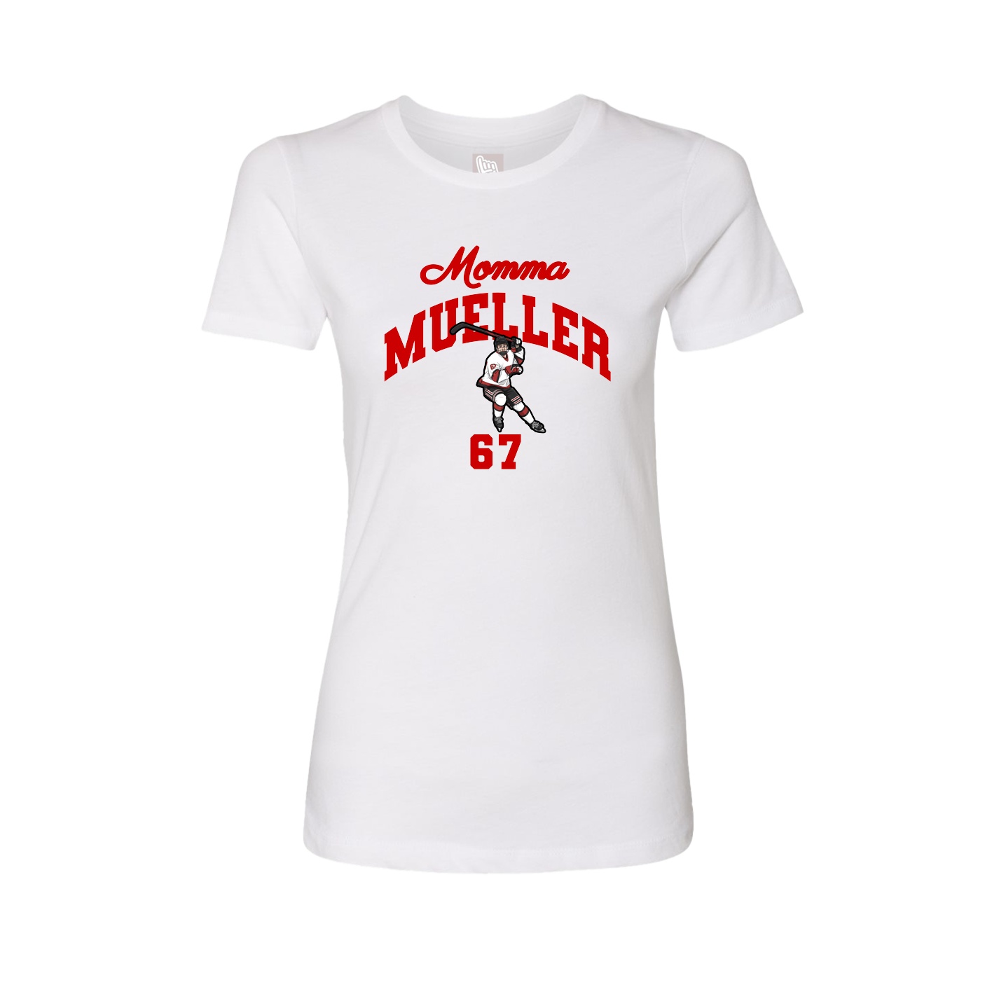 Womens Tee — Mothers Day Arch in White