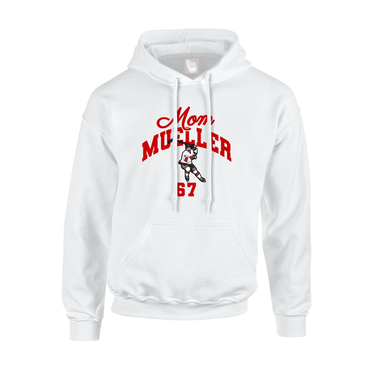 Hoodie — Mothers Day Arch in White
