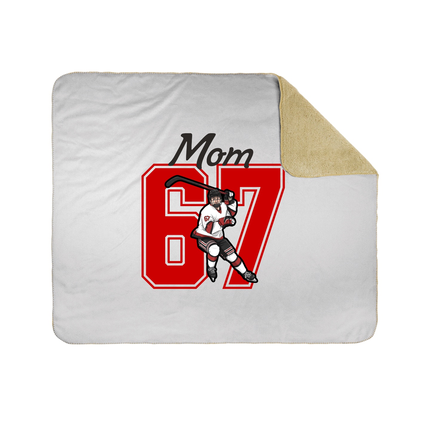 Throw Blanket — Mothers Day Shirsey in White