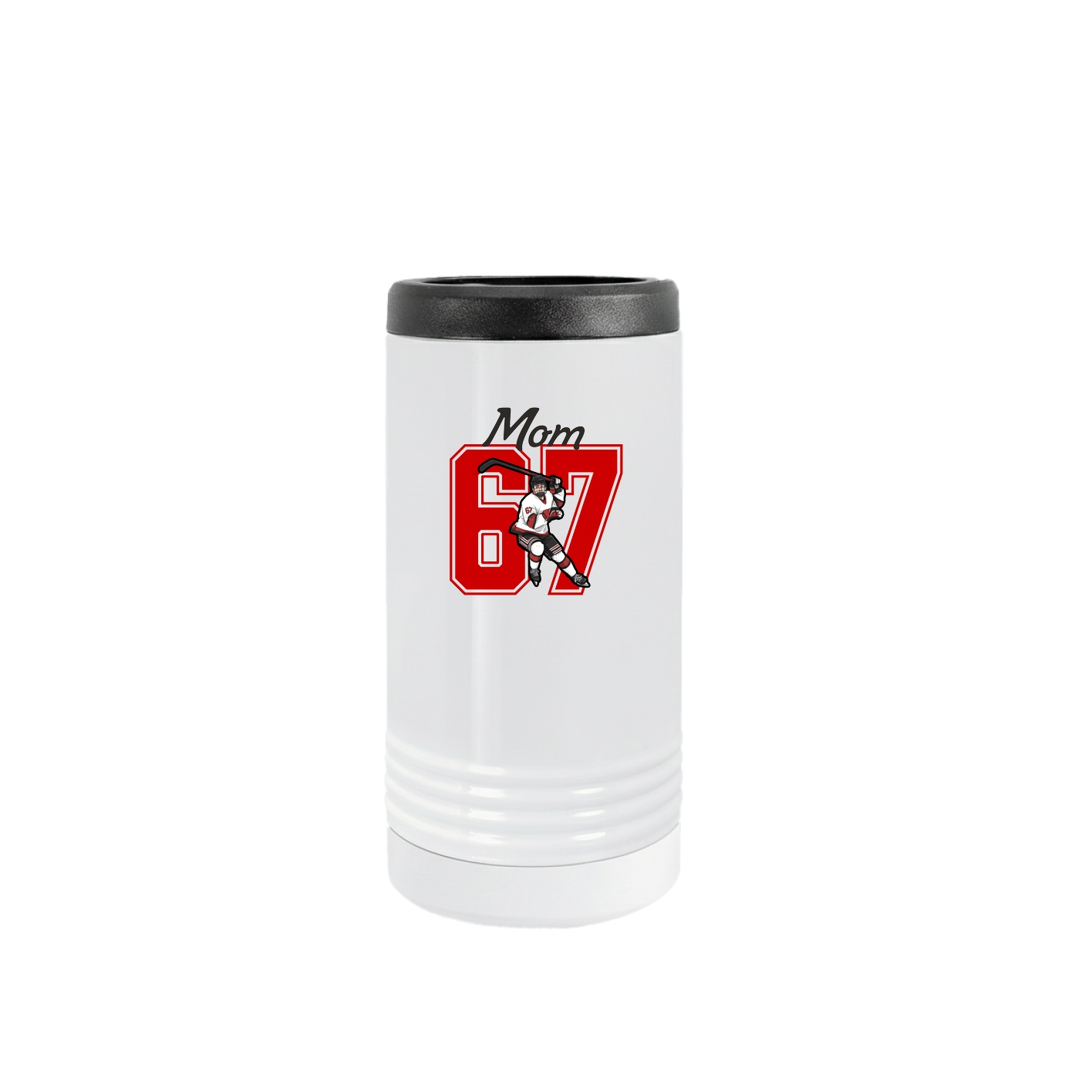 Slim Beverage Holder — Mothers Day Shirsey in White