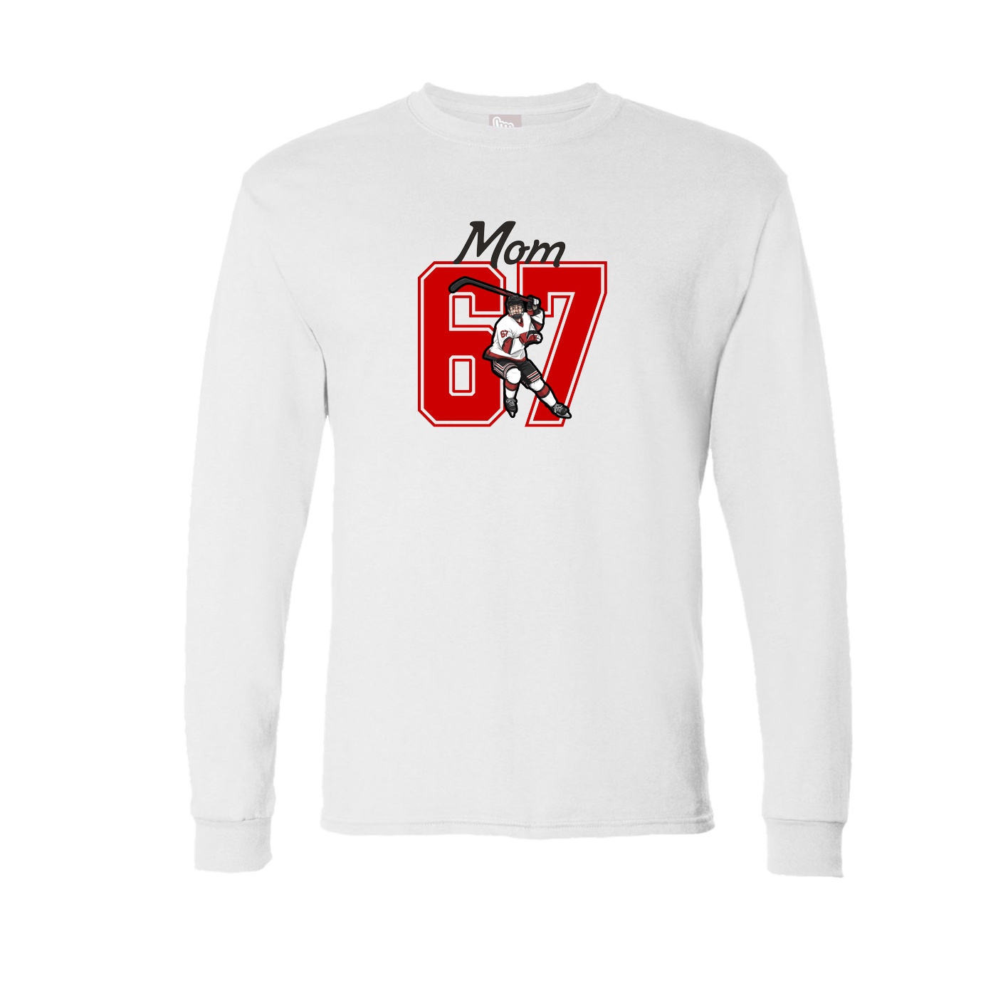 Long Sleeve Tee — Mothers Day Shirsey in White