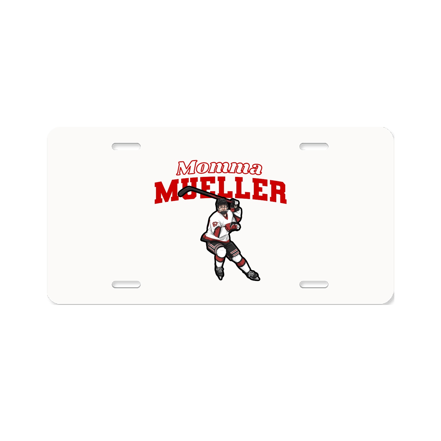 License Plate — Mothers Day Block in Classic