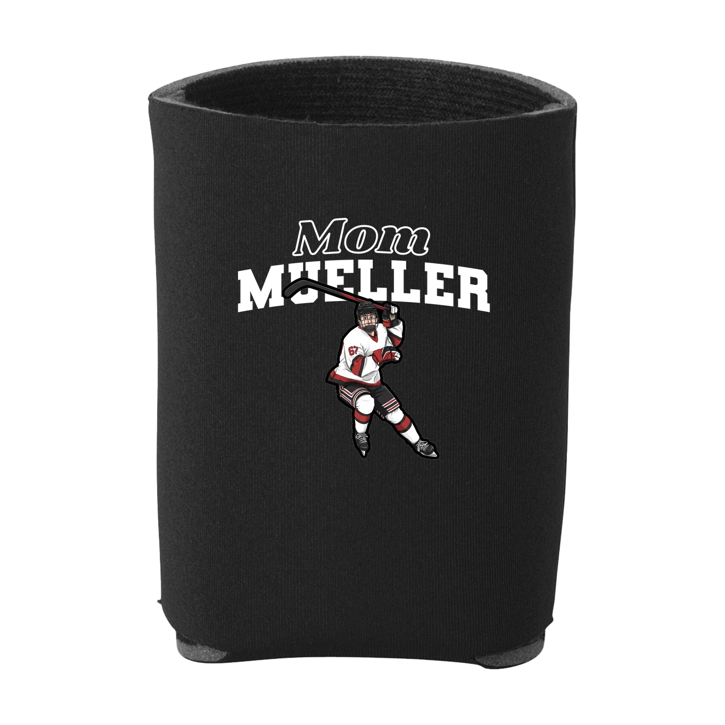 Can Holder — Mothers Day Block in Black