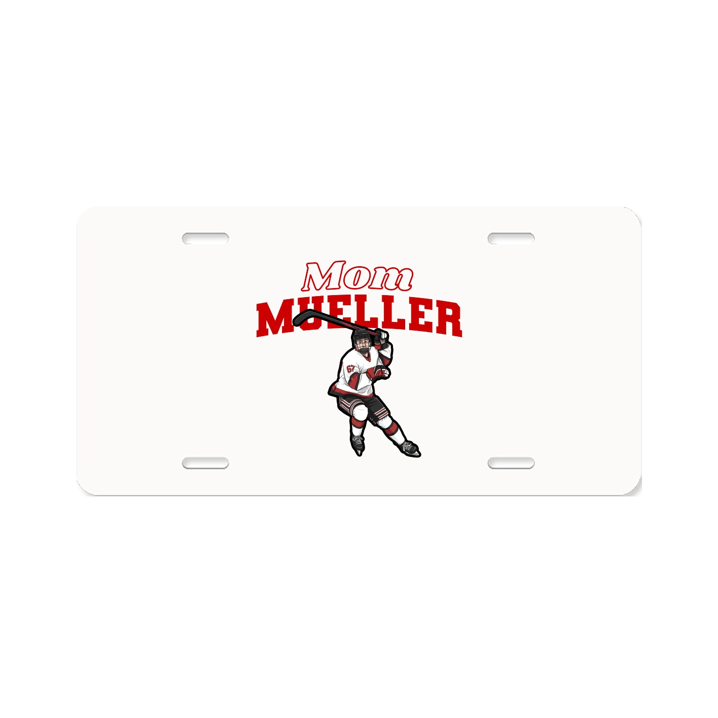License Plate — Mothers Day Block in Classic