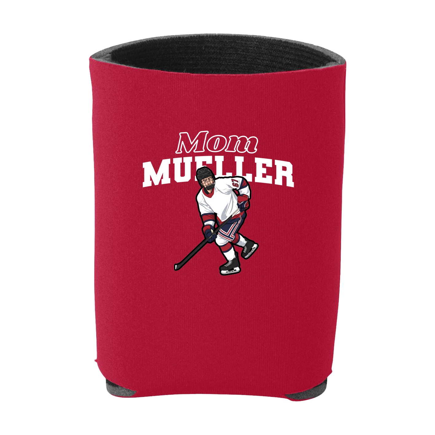 Can Holder — Mothers Day Block in Red