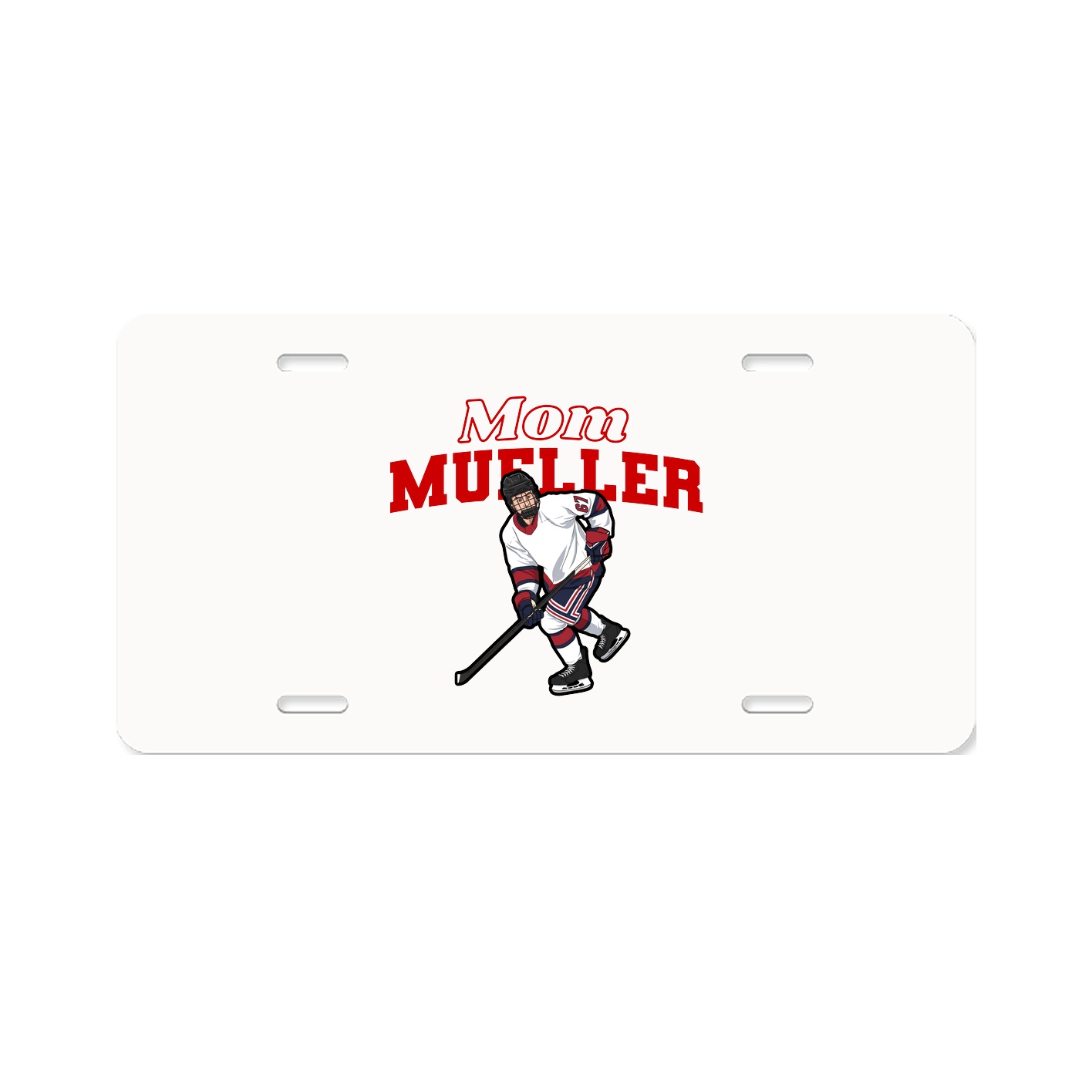 License Plate — Mothers Day Block in Classic