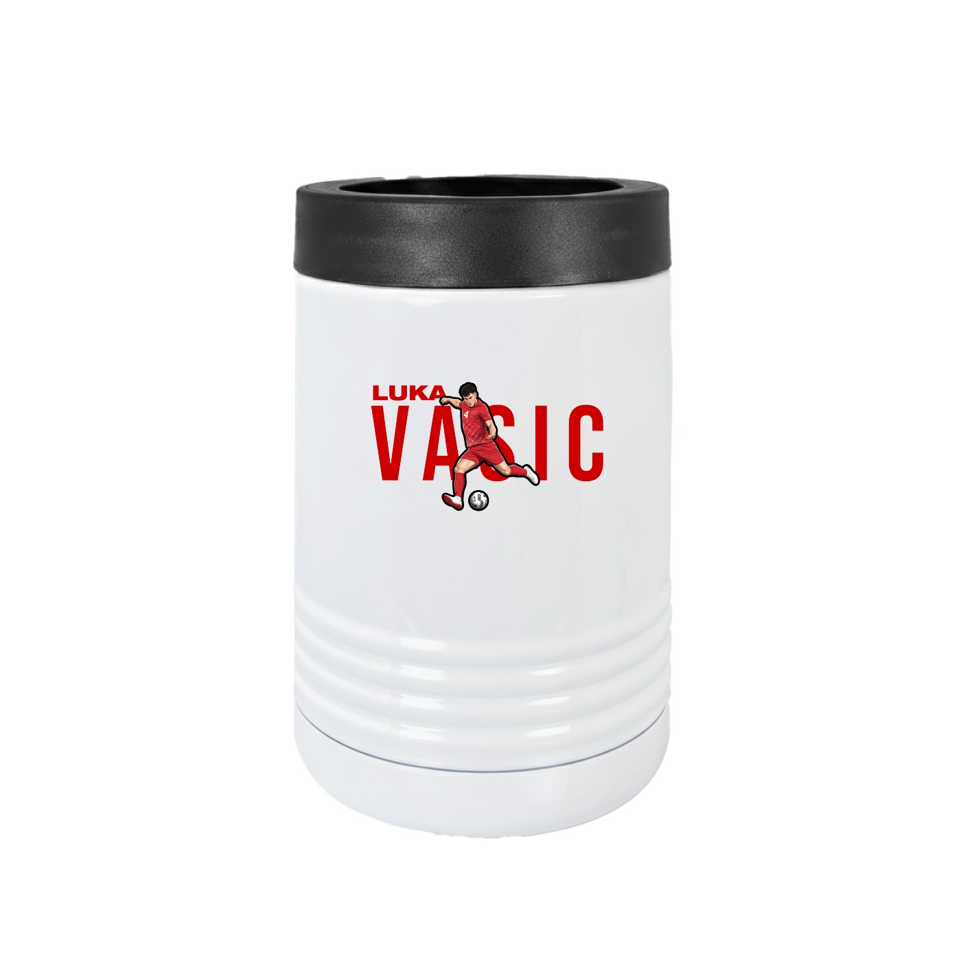 Beverage Holder — Player Name in White