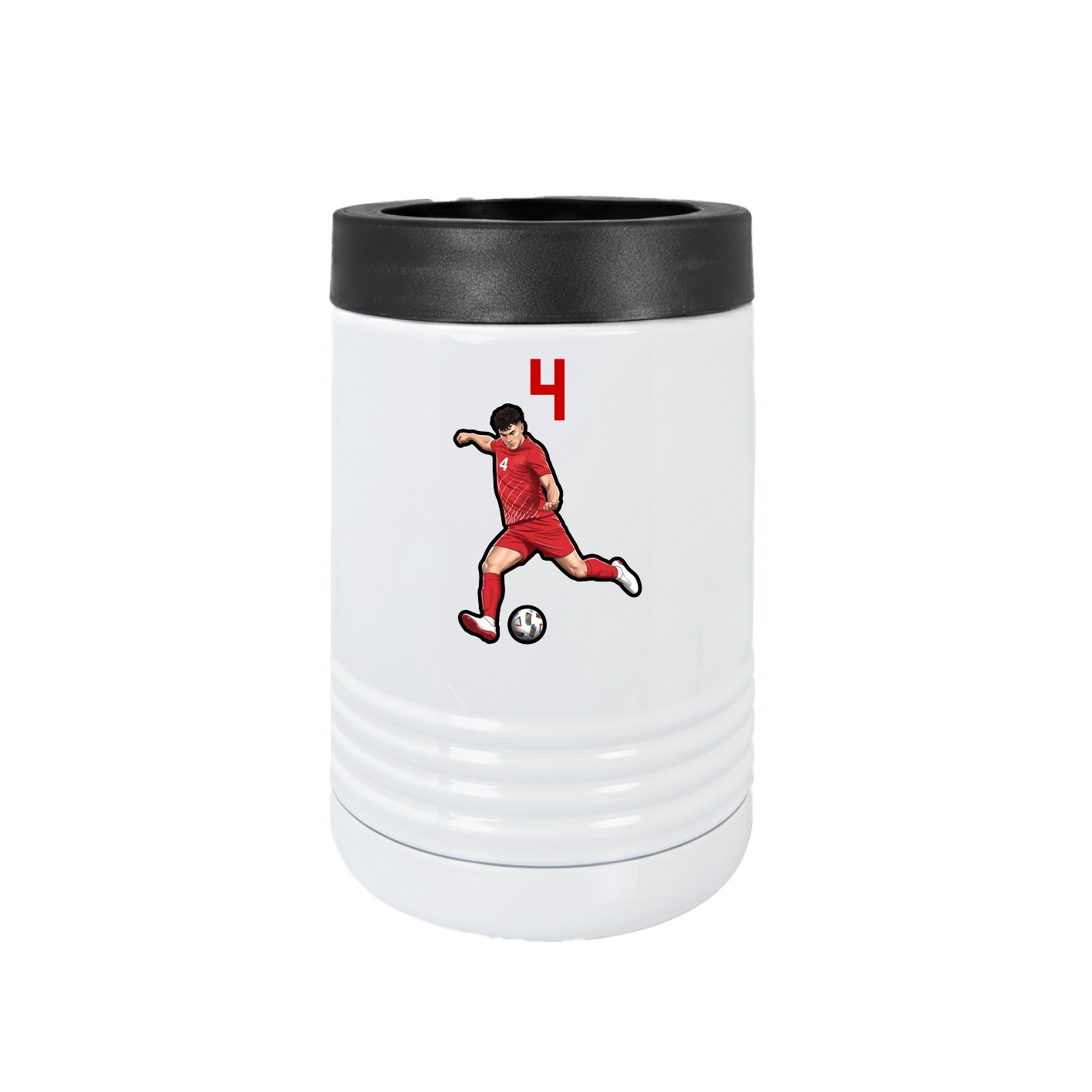 Beverage Holder — Number Top in White
