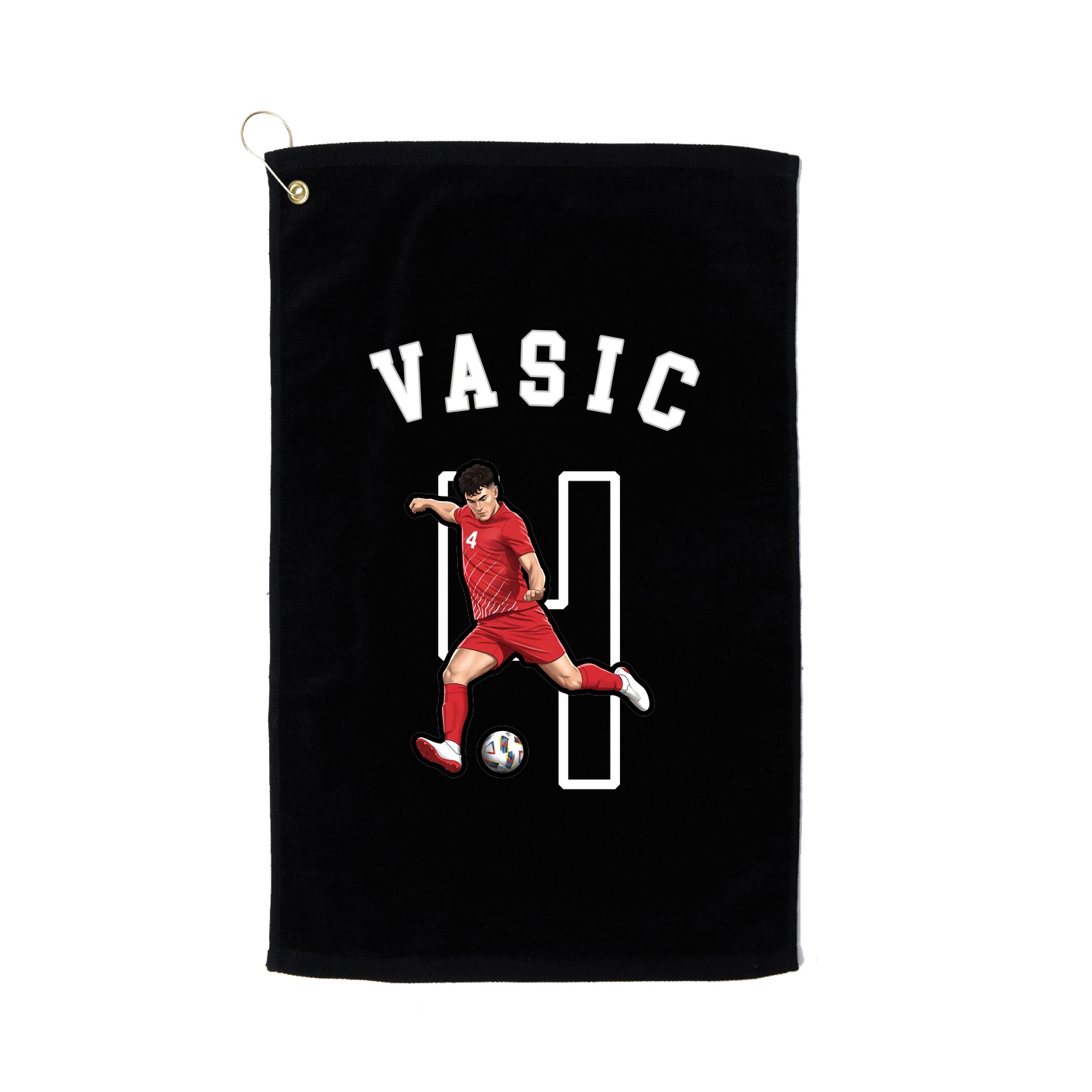 Golf Towel — Shirsey Arch in Black