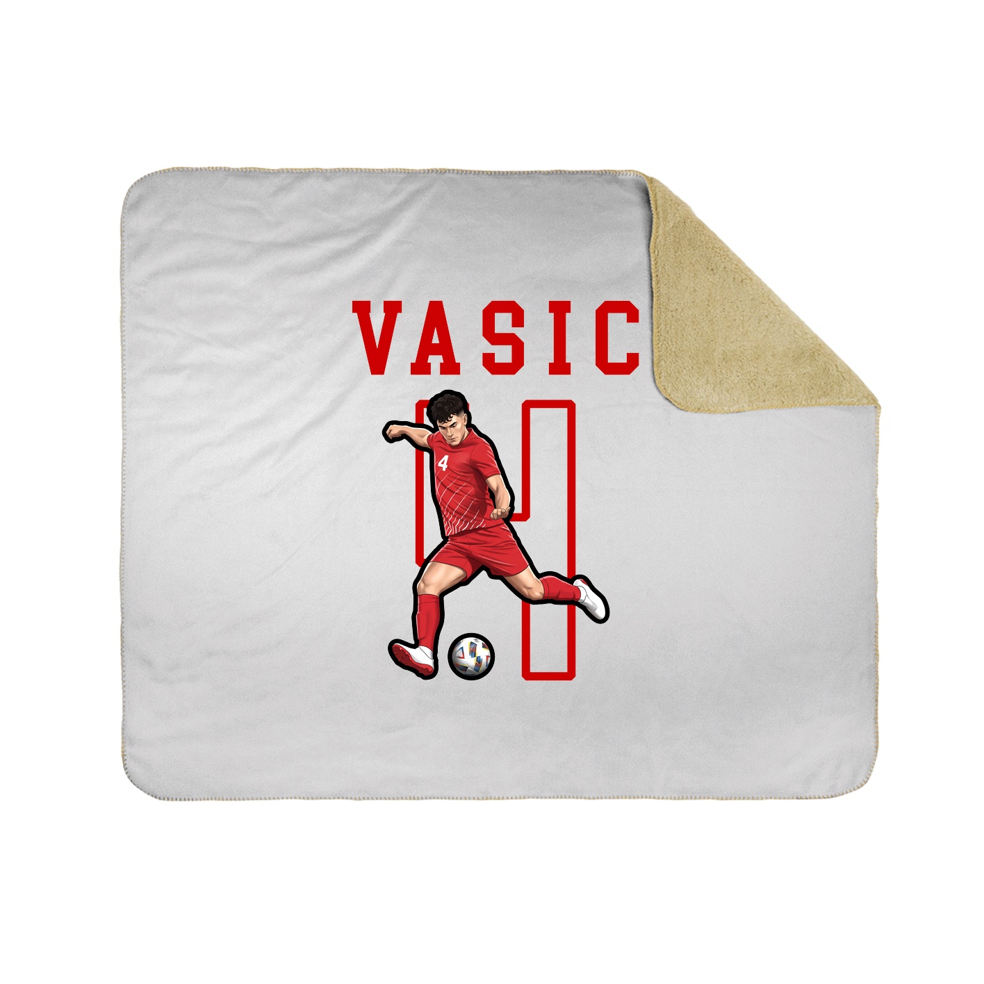 Throw Blanket — Shirsey in White