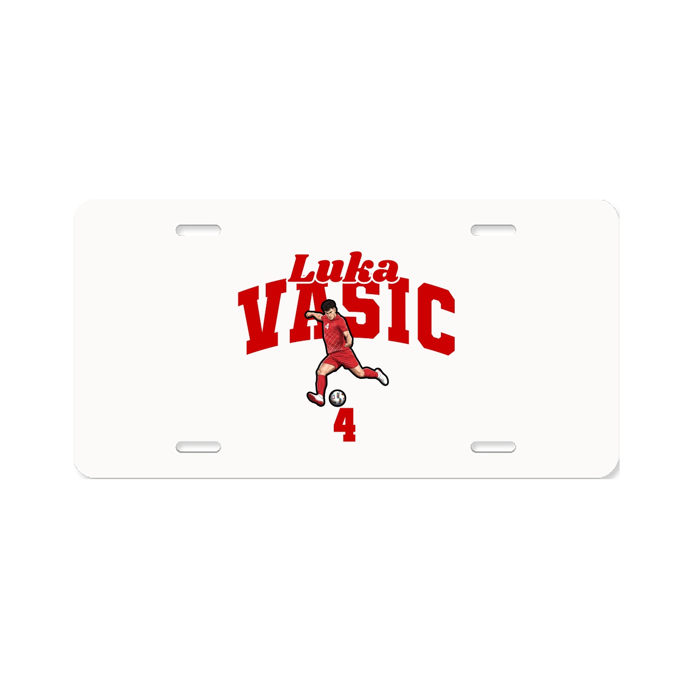 License Plate — Signature Arch in Classic