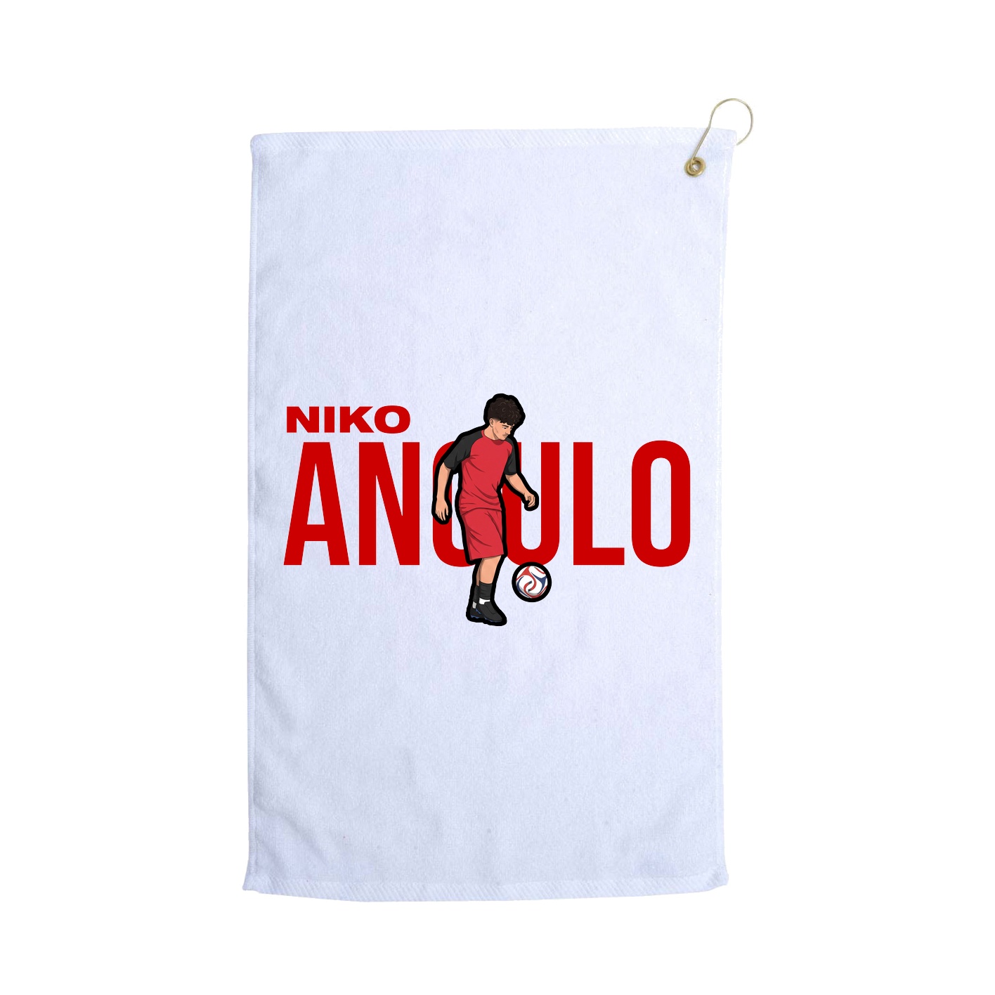 Golf Towel — Player Name in White