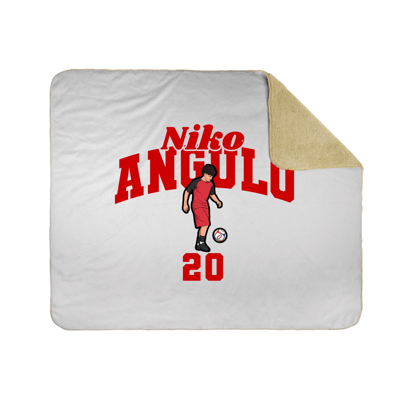 Throw Blanket — Signature Arch in White