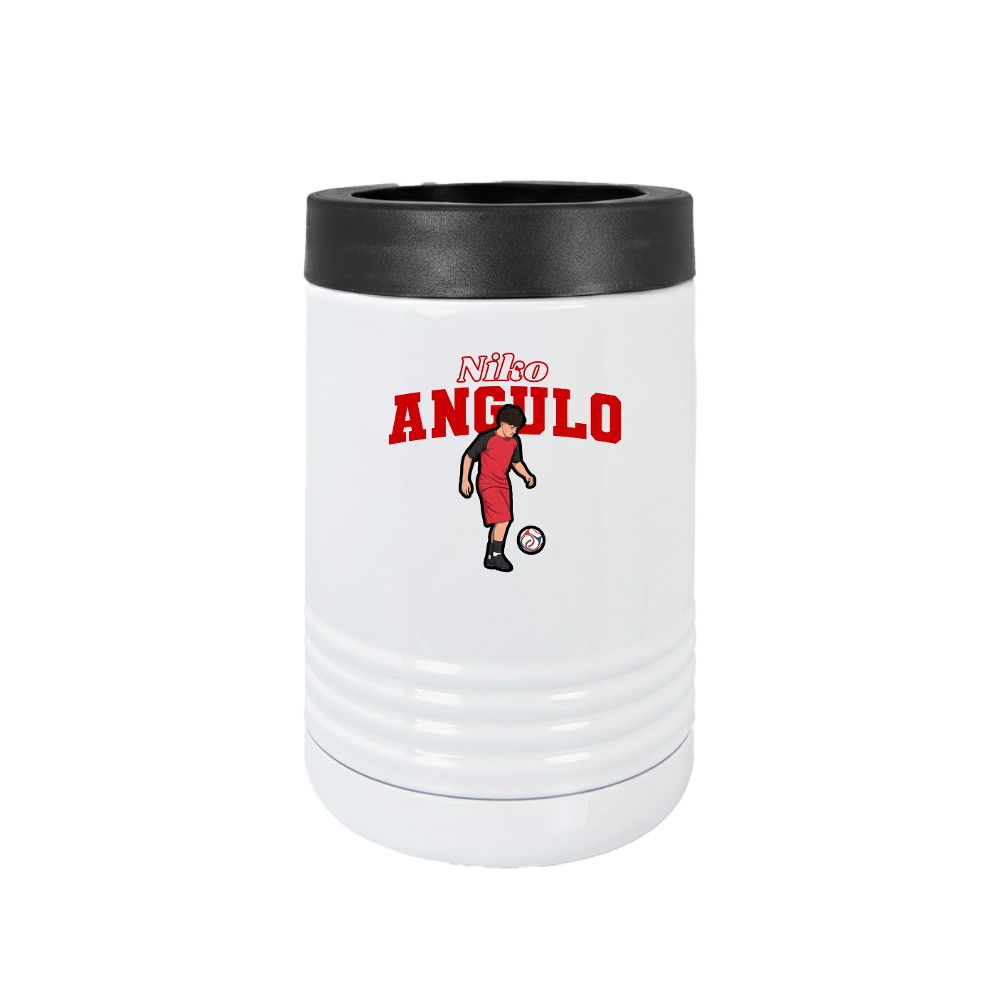 Beverage Holder — Name Arch in White