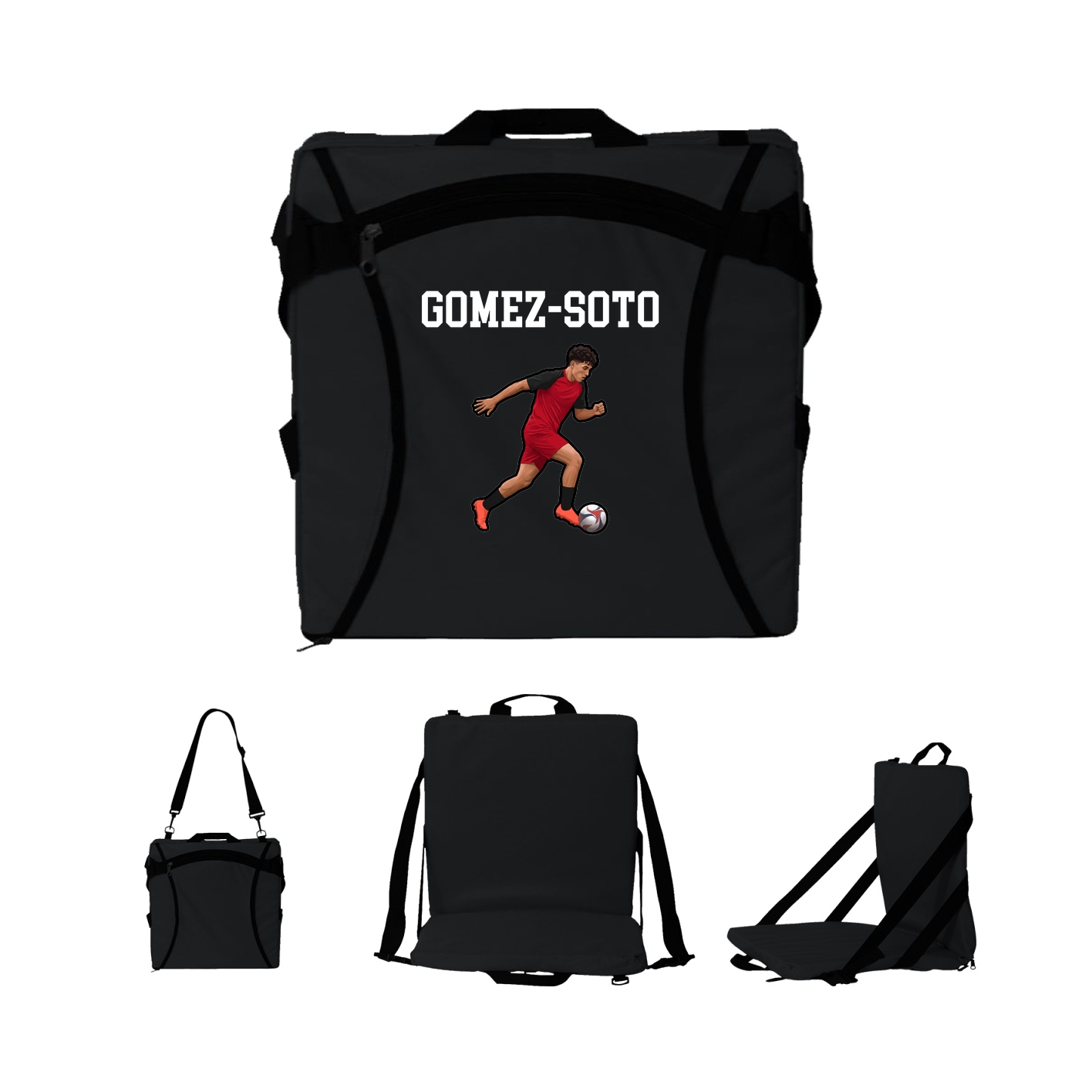 Folding Stadium Seat — Shirsey in Black