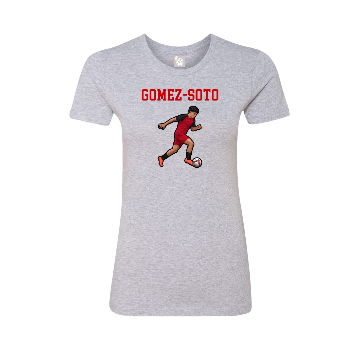 Fitted Women's Tee — Shirsey in Grey