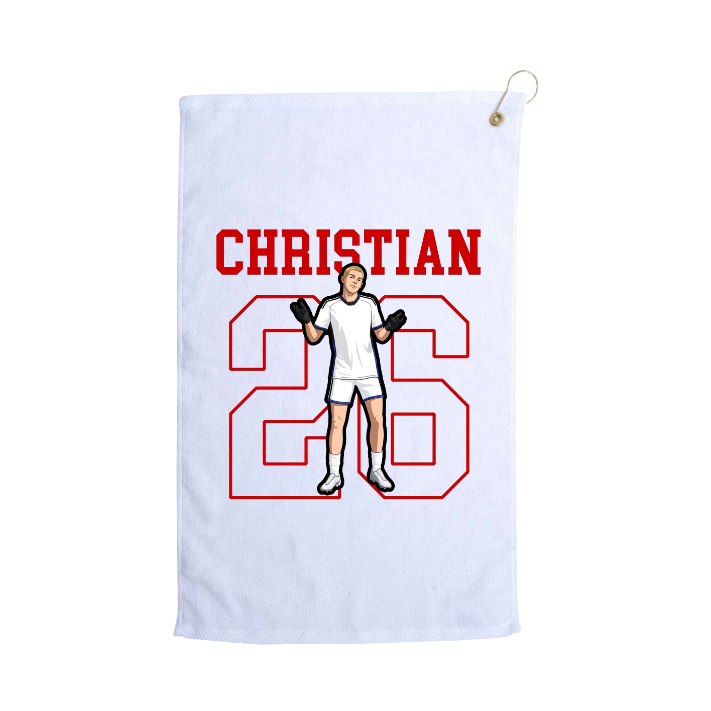 Golf Towel — Shirsey in White