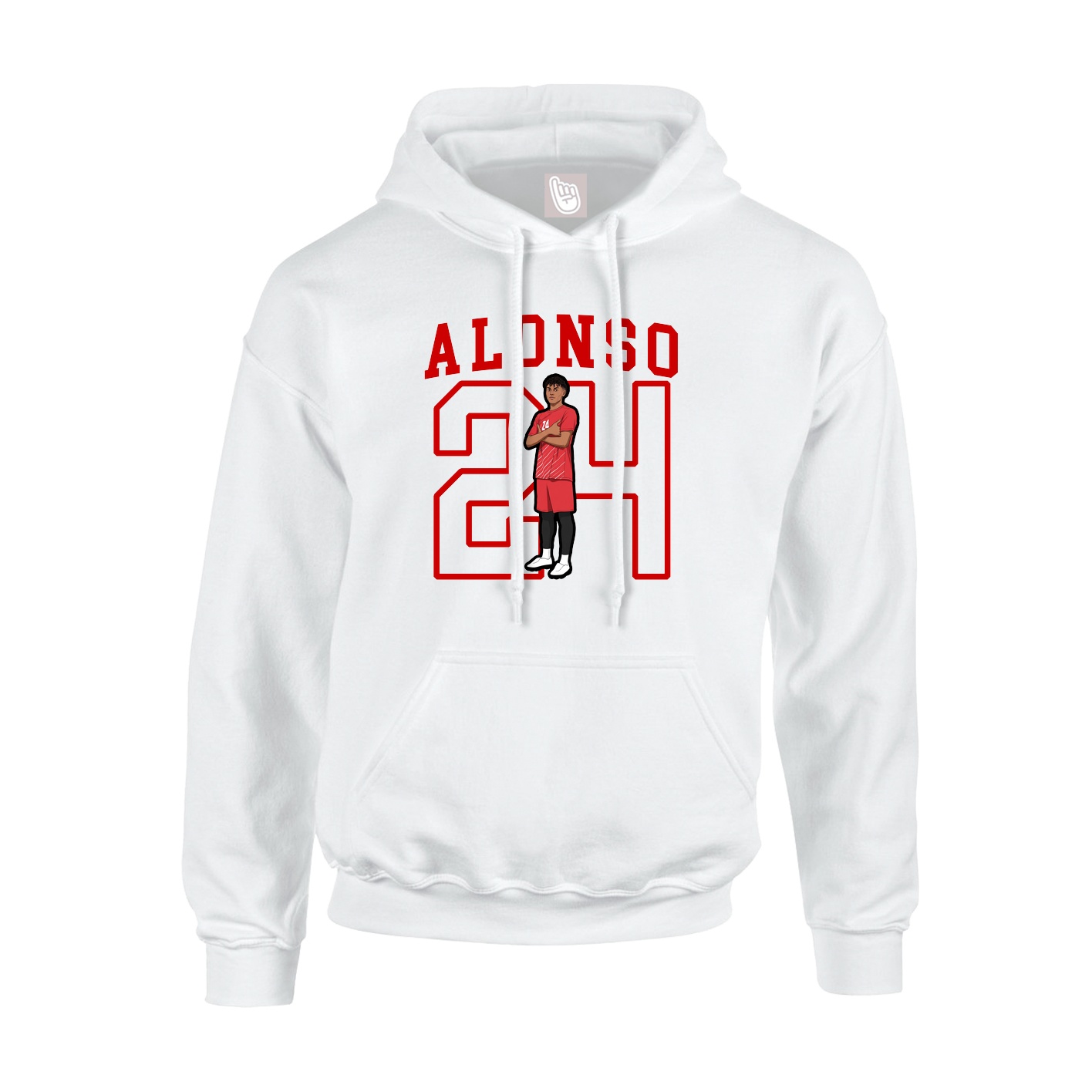 Youth Hoodie — Shirsey in White
