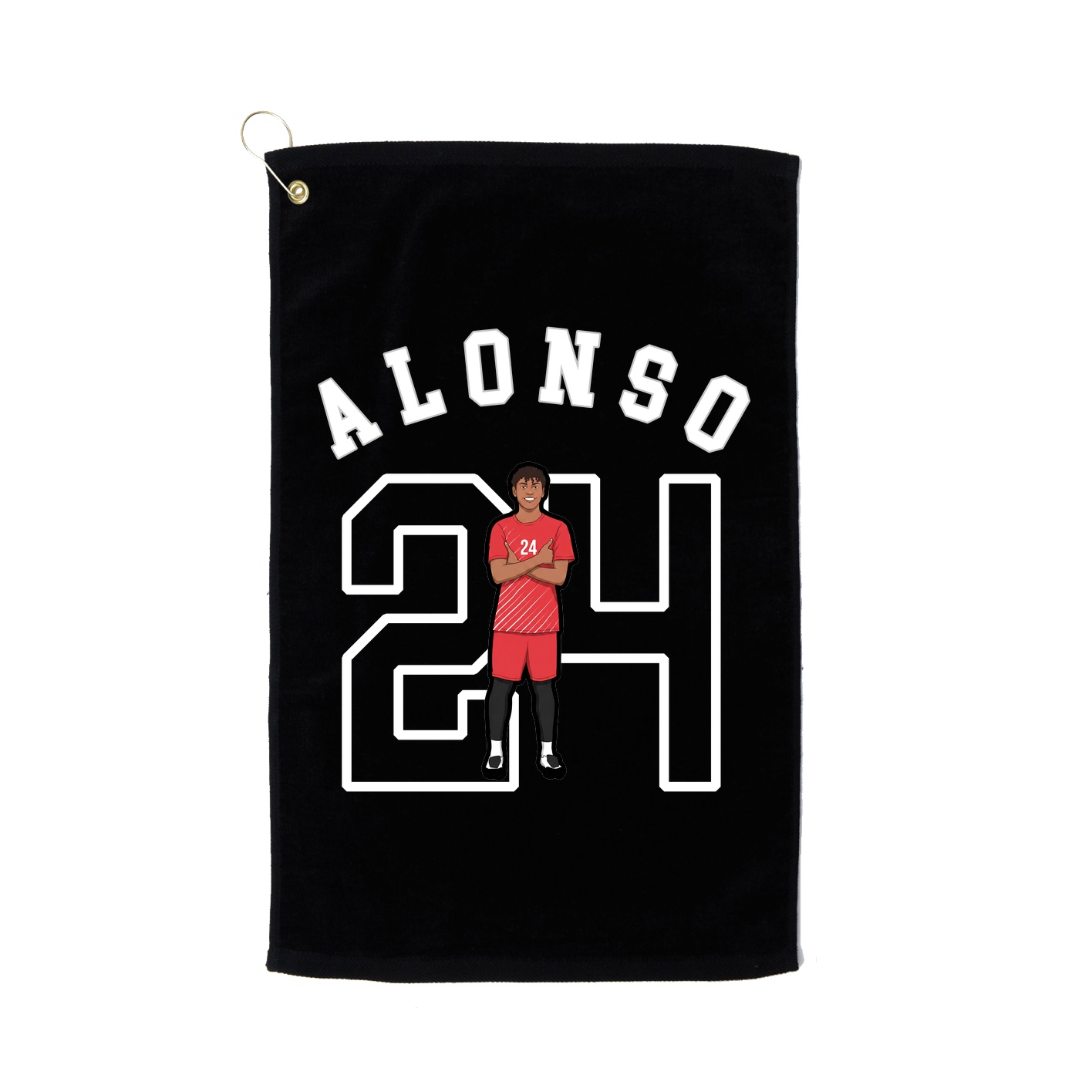Golf Towel — Shirsey Arch in Black