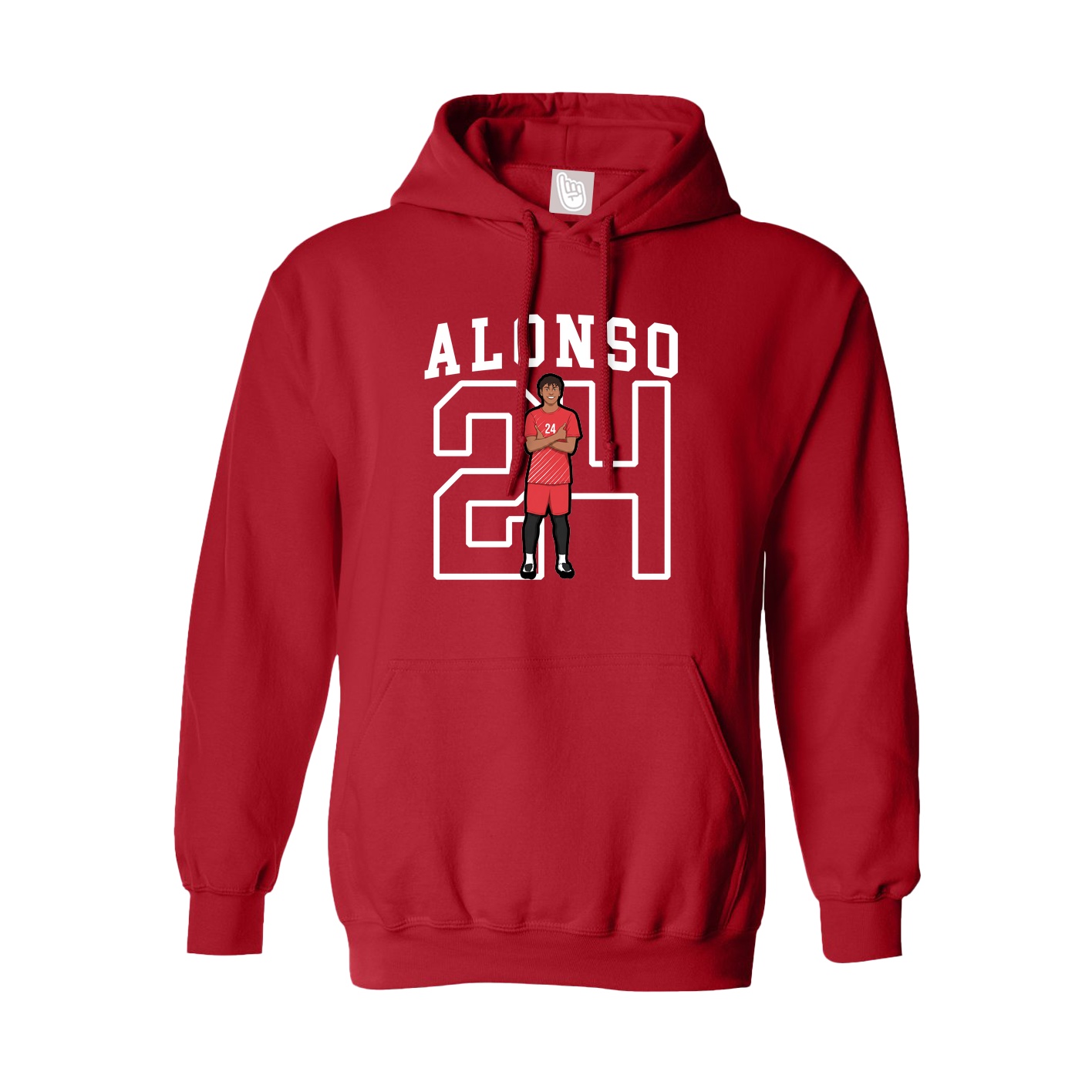 Youth Hoodie — Shirsey in Red