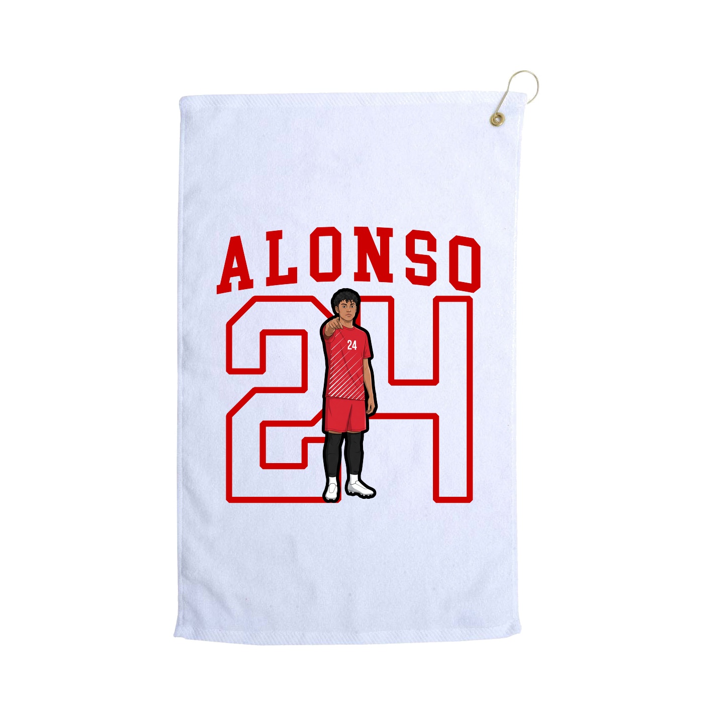 Golf Towel — Shirsey in White