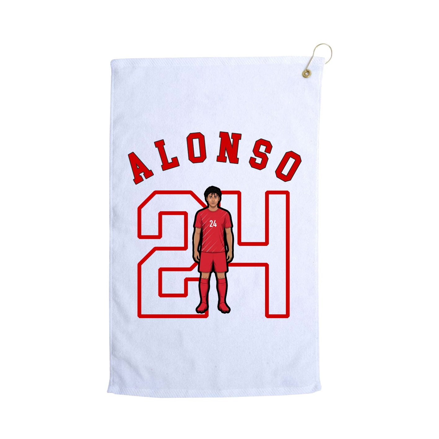 Golf Towel — Shirsey Arch in White