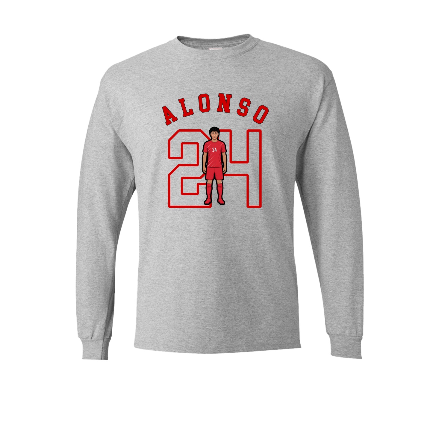 Long Sleeve Tee — Shirsey Arch in Grey