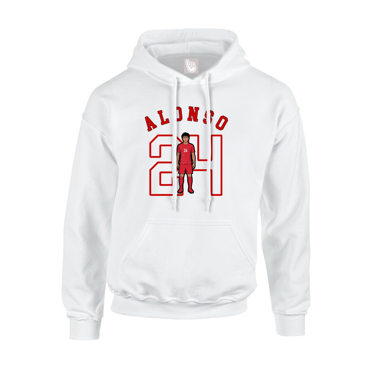 Hoodie — Shirsey Arch in White